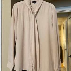 Blush Pink Button Down Dress Shirt with tie